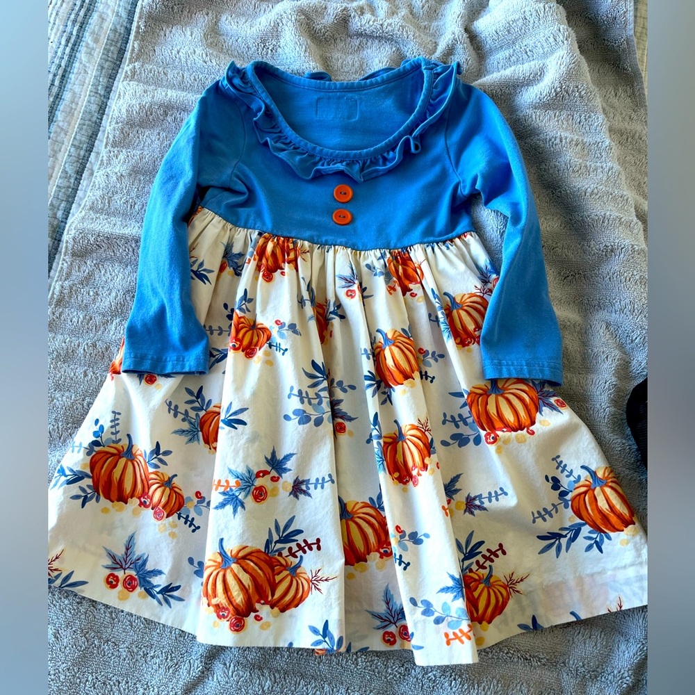 Elenor Rose size 4-5 pumpkin dress